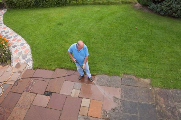 Pavers Pressure Washing in Vista
