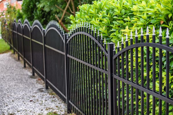 Iron Fence Pressure Washing in Vista