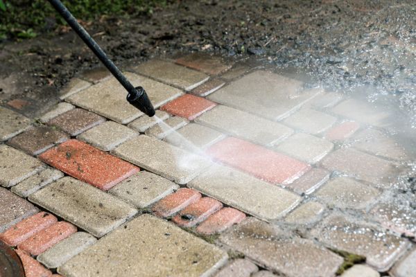 Paver Patio Cleaning in Vista