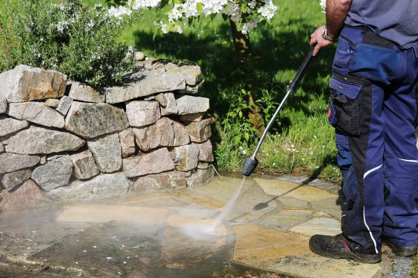 Stone Pressure Washing in Vista
