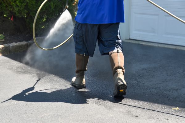 Asphalt Driveway Cleaning in Vista