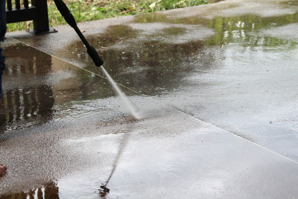 Concrete Deck Cleaning in Vista