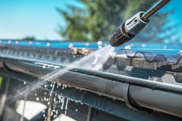 Gutter Jet Washing in Vista