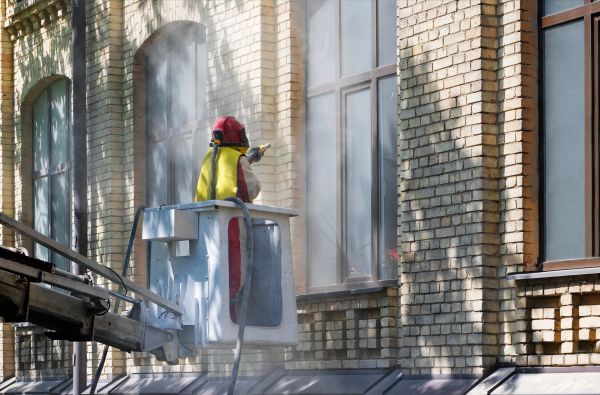 Brick Facade Cleaning in Vista