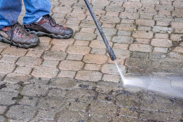 Stone Patio Cleaning in Vista