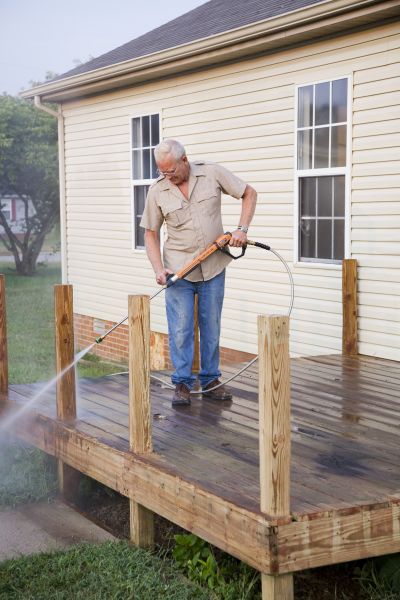 Deck Mold Cleaning in Vista